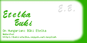 etelka buki business card